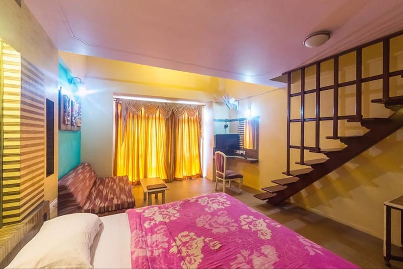 Vintage cottage interior at The Byke Heritage, Matheran